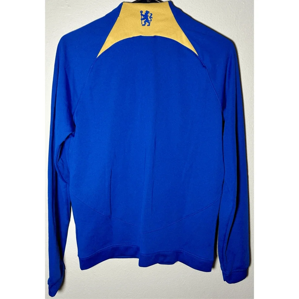 NWT Nike Boys Chelsea EPL Blue Full Zip Slim Fit Pitch Sideline Jacket Sz XL